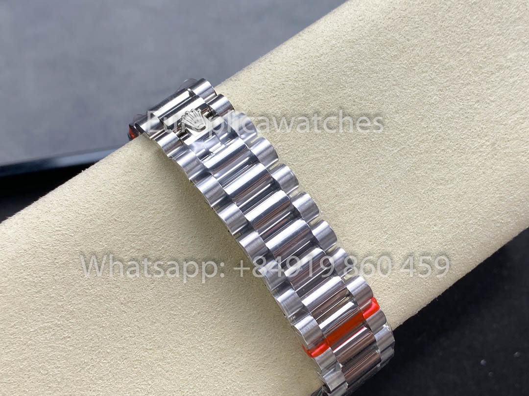 Rolex Day Date  m128399tbr-0029 Bianco Oro 1:1 Best Clone 8+ Fabbrica Counterweight Versione