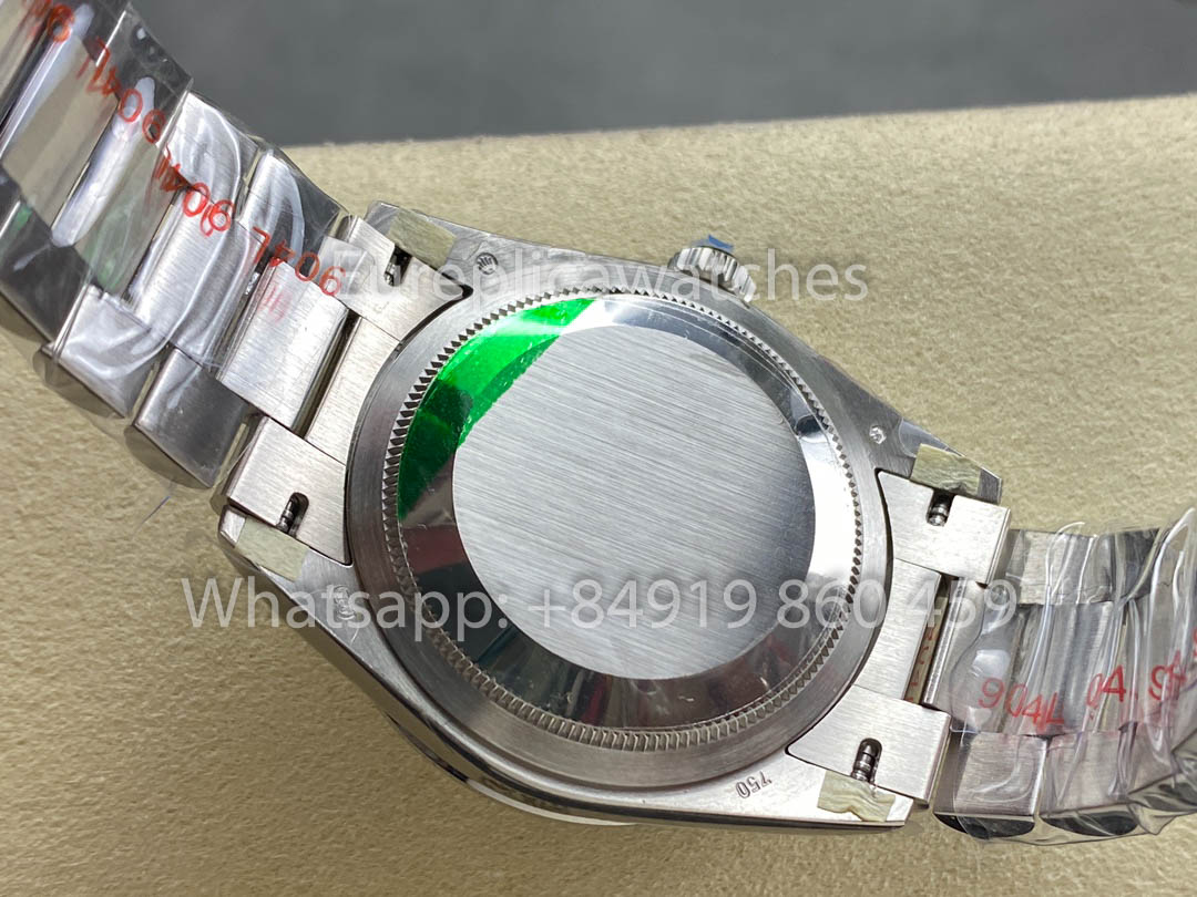 Rolex Day Date  m128349rbr-0008 Bianco Oro 1:1 Best Clone 8+ Fabbrica Counterweight Versione