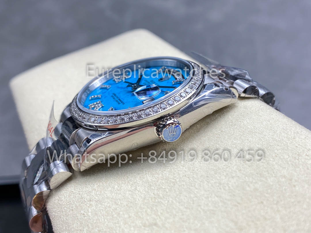 Rolex Day Date m128396tbr-0016 Bianco Oro 1:1 Best Clone 8+ Fabbrica Counterweight Versione