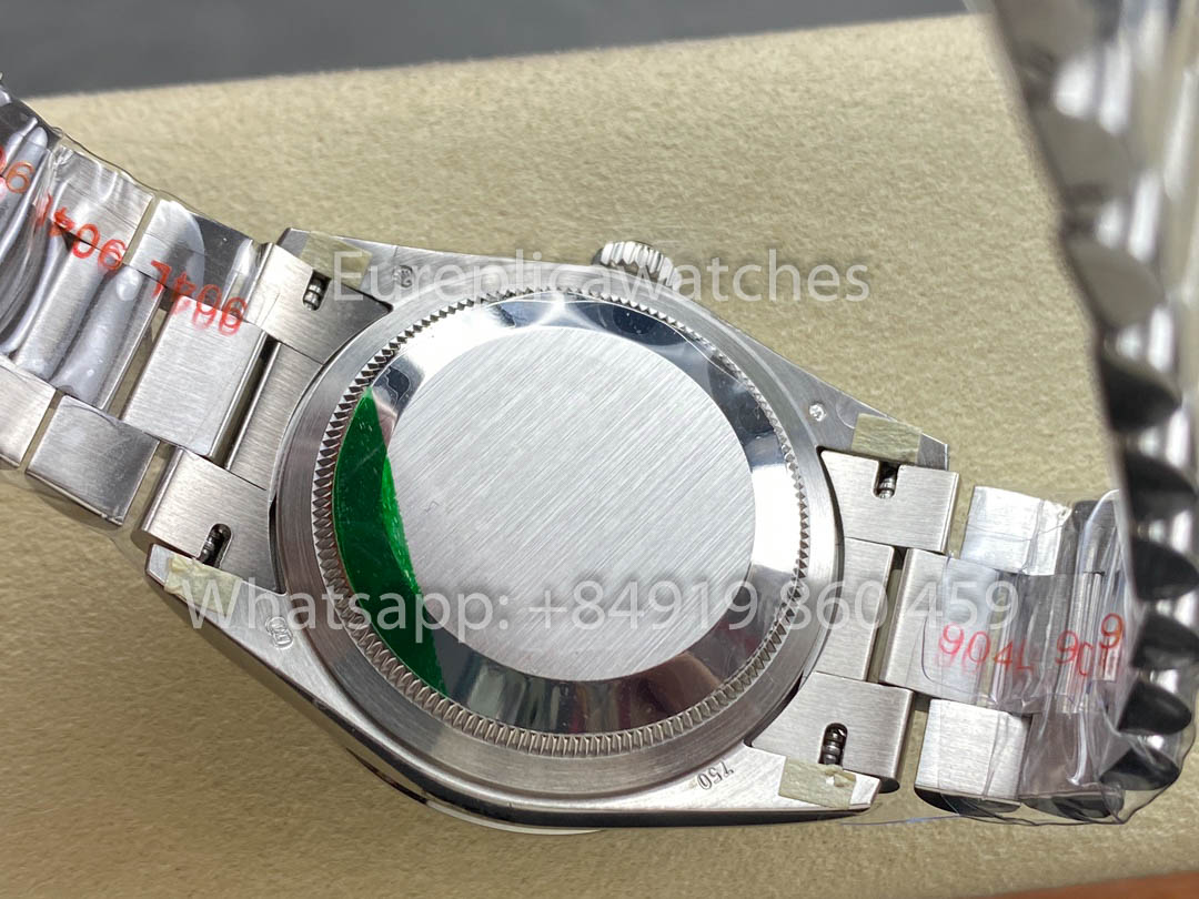 Rolex Day Date m128396tbr-0016 Bianco Oro 1:1 Best Clone 8+ Fabbrica Counterweight Versione