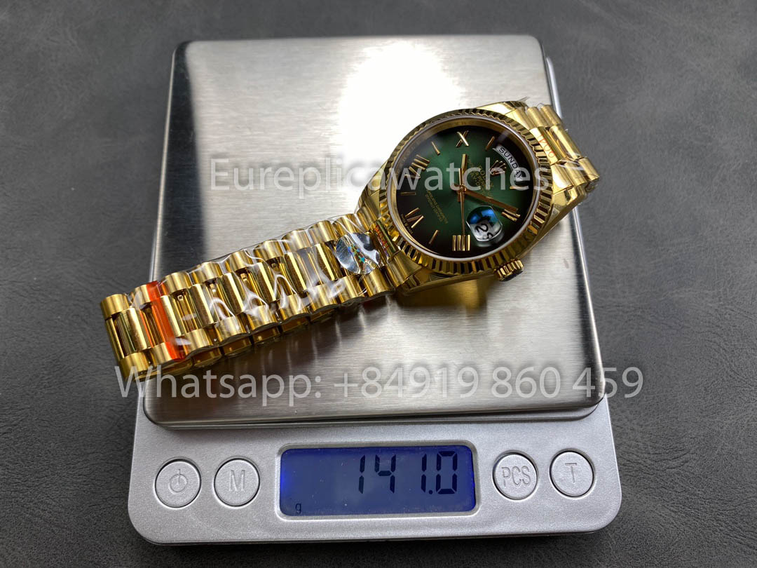 Rolex Day Date 128238-0118 Yellow Oro  1:1 Best Clone 8+ Fabbrica Counterweight Versione