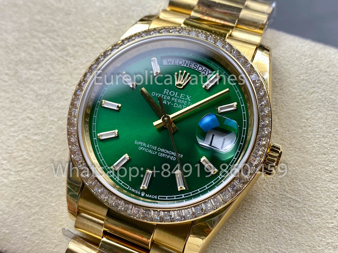 Rolex Day Date 128398TBR-0035 Yellow Oro  1:1 Best Clone 8+ Fabbrica Counterweight Versione
