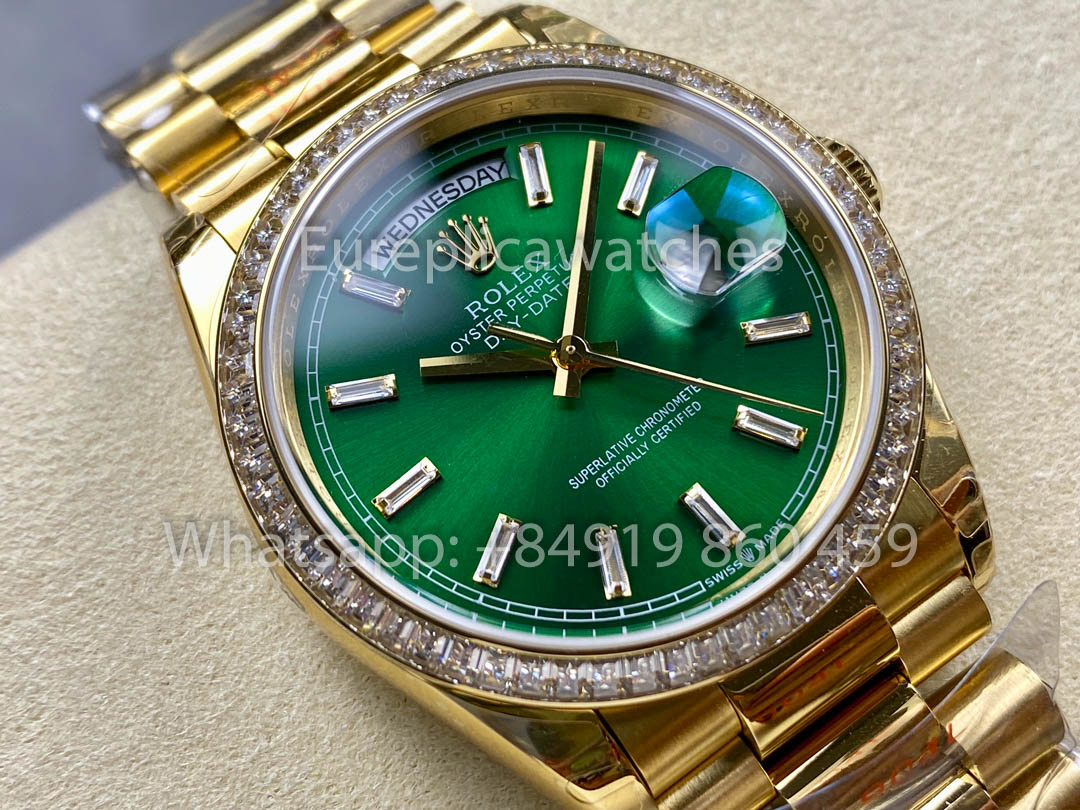 Rolex Day Date 128398TBR-0035 Yellow Oro  1:1 Best Clone 8+ Fabbrica Counterweight Versione