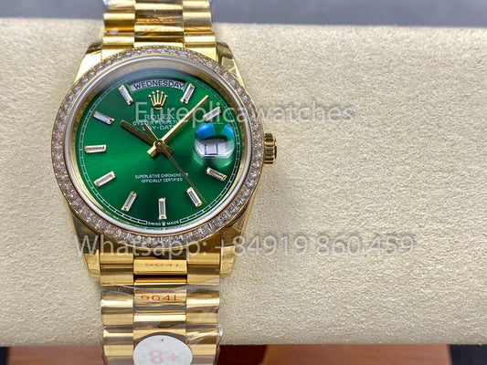 Rolex Day Date 128398TBR-0035 Yellow Oro  1:1 Best Clone 8+ Fabbrica Counterweight Versione