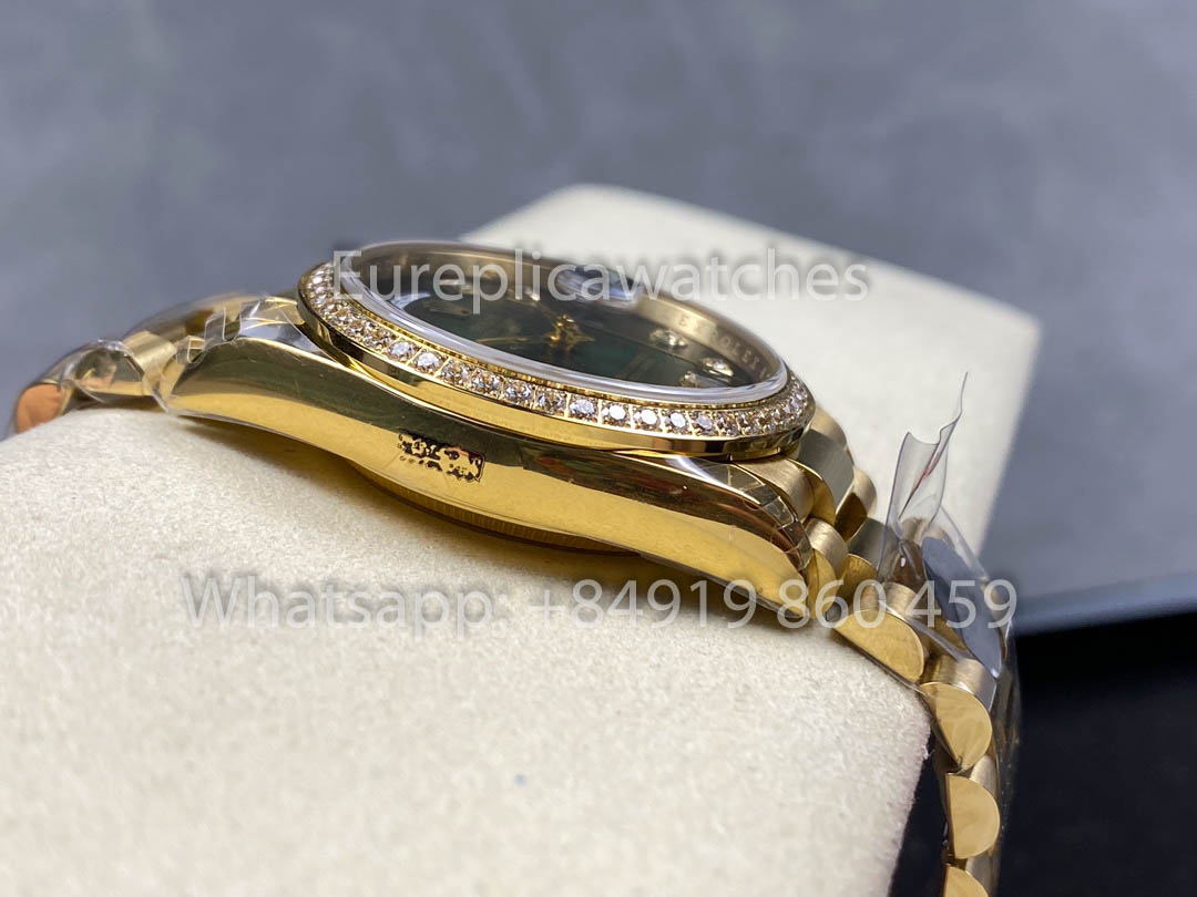 Rolex Day Date 128239-0035 Yellow Oro  1:1 Best Clone 8+ Fabbrica Counterweight Versione