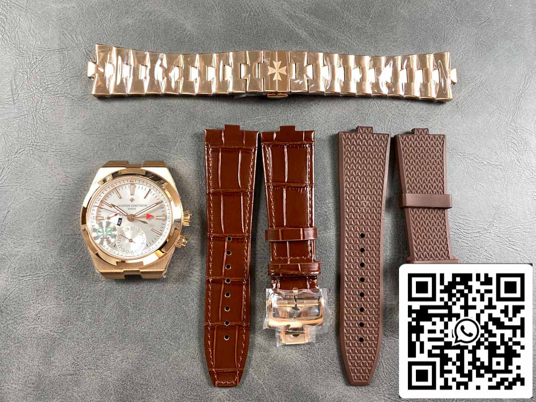 Vacheron Constantin Overseas Dual Time 7900V/000R-B336 1:1 Best Clone GR Fabbrica Gomma cinturino