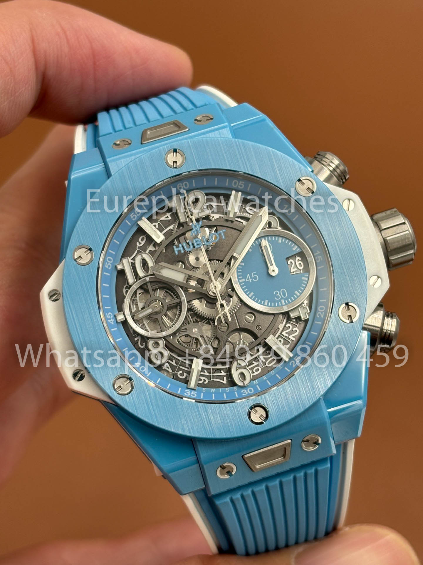 Hublot BIG BANG Unico 441.EX.5120.RX 1:1 edizione migliore BBF Fabbrica Bianco Velcro cinturino