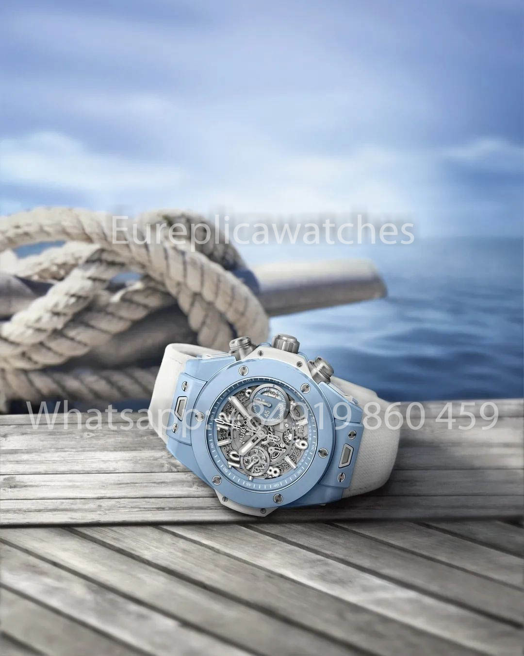 Hublot BIG BANG Unico 441.EX.5120.RX 1:1 edizione migliore BBF Fabbrica Bianco Velcro cinturino