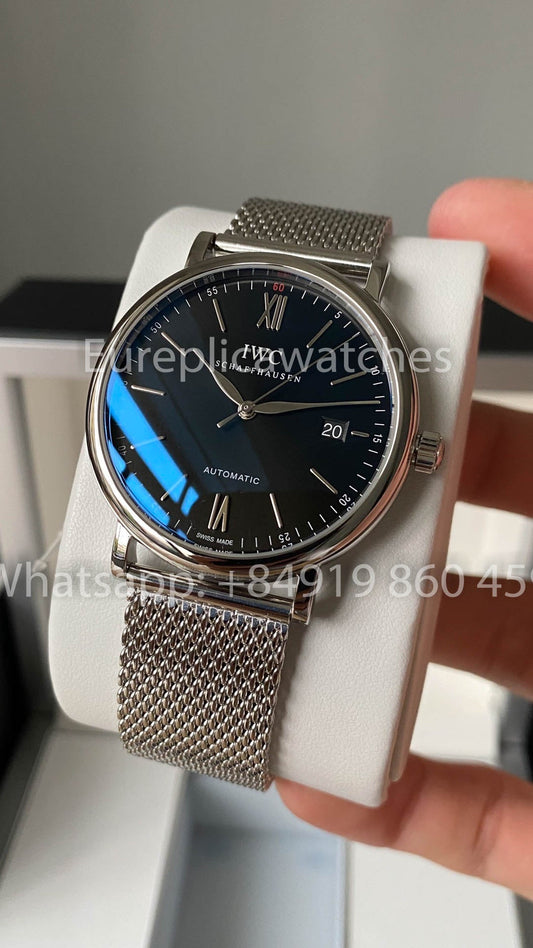 IWC Portofino IW356518 Automatic Watch 40MM 1:1 Best Clone A+ Fabbrica Mesh cinturino