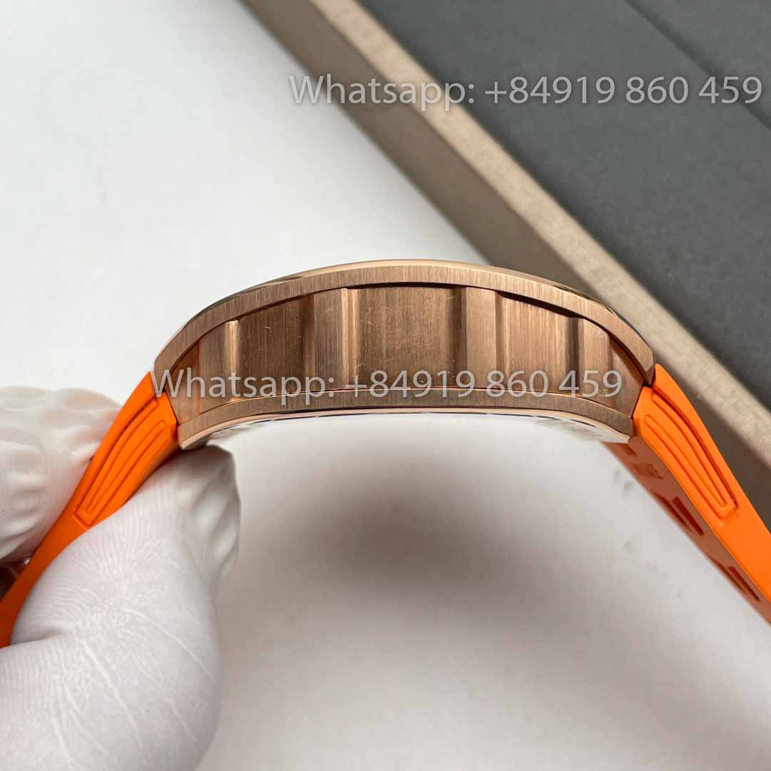 Richard Mille RM035 Toro Americas Edition Rose gold and Orange cinturino 1:1 Best Clone Sonic Fabbrica