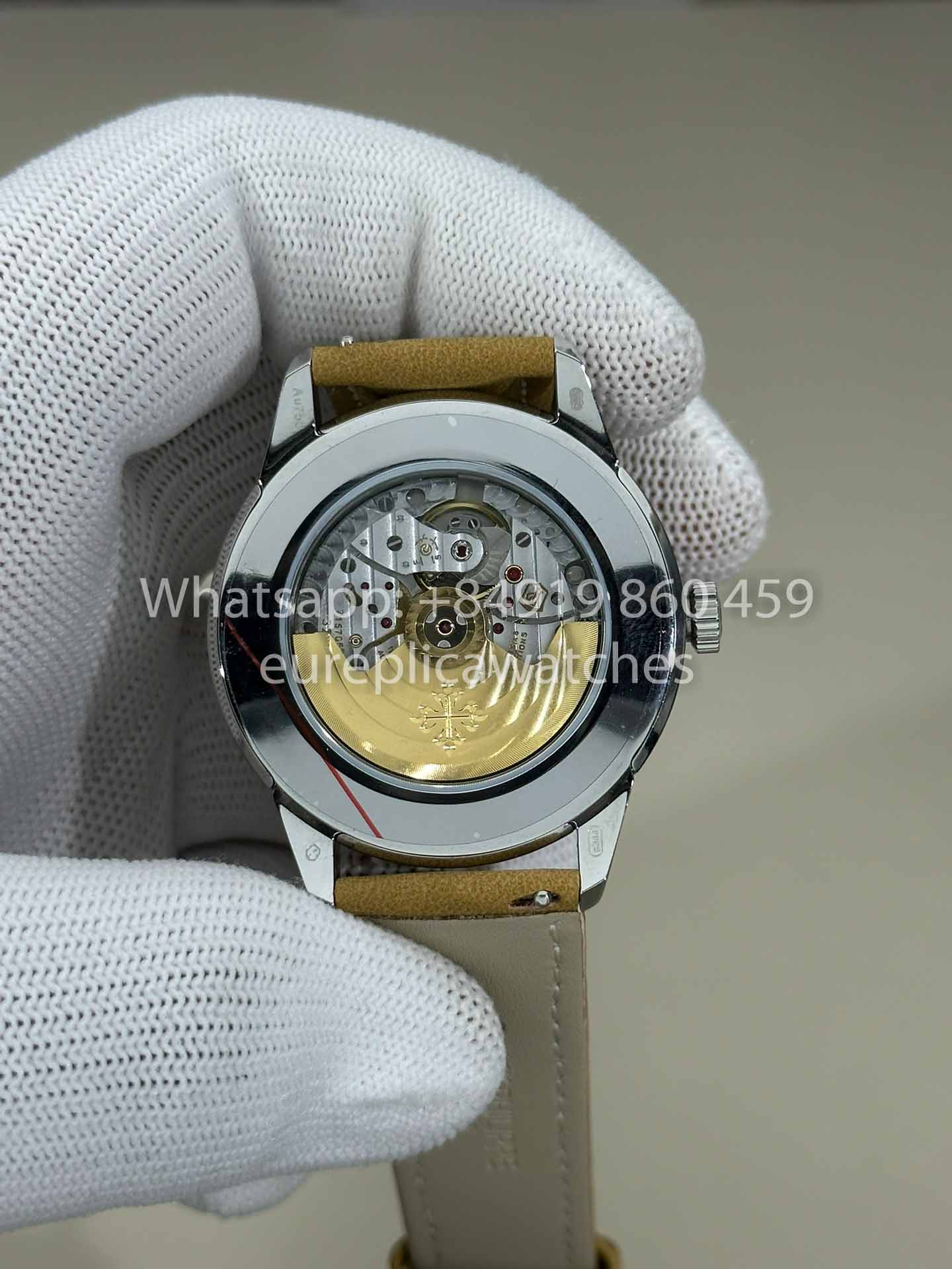 Patek Philippe Calatrava 5226G-001 Brown cinturino 1:1 Best Clone GR upgraded luminous Versione