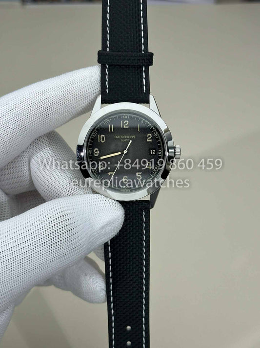 Patek Philippe Calatrava 5226G-001 Fabric cinturino 1:1 Best Clone GR upgraded luminous Versione