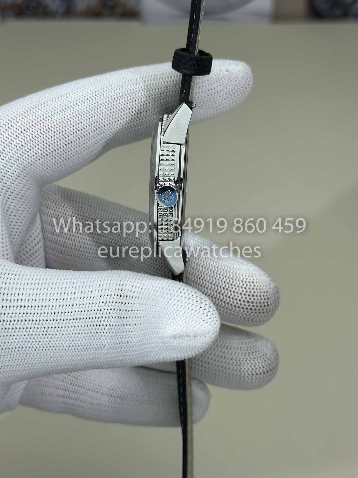 Patek Philippe Calatrava 5226G-001 Fabric cinturino 1:1 Best Clone GR upgraded luminous Versione