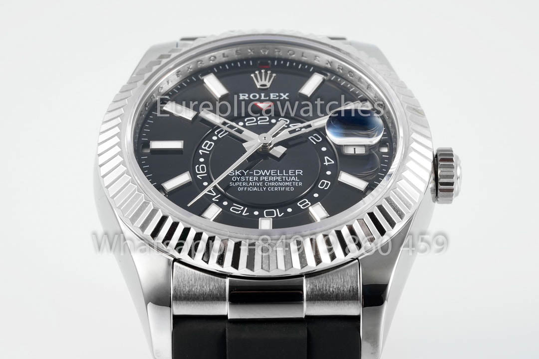 Rolex Oyster Perpetual Sky-Dweller M336239-0002  Black dial 1:1 Best Clone ZF Fabbrica 190 gram