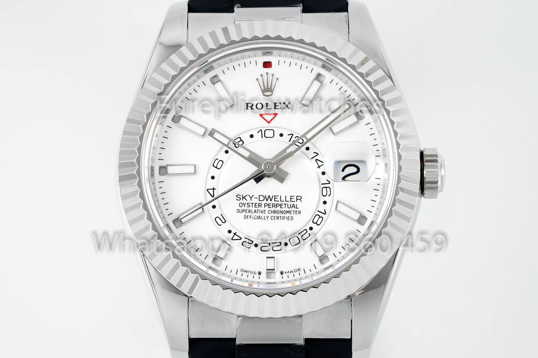 Rolex Oyster Perpetual Sky-Dweller M336239 White Dial 1:1 Best Clone ZF Fabbrica 190 gram