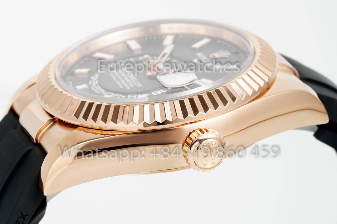 Rolex Oyster Perpetual Sky-Dweller M336239 Grey Dial Rose Gold 1:1 Best Clone ZF Fabbrica 190 gram