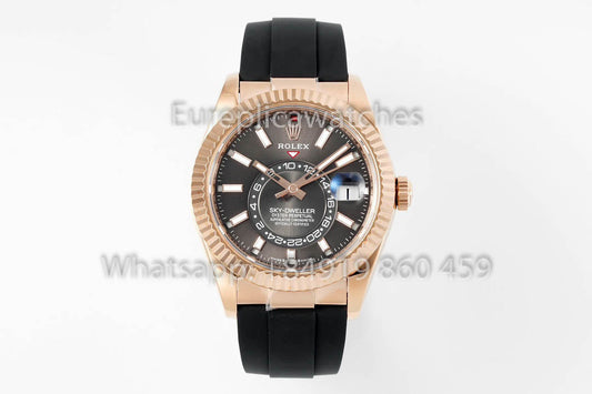 Rolex Oyster Perpetual Sky-Dweller M336239 Grey Dial Rose Gold 1:1 Best Clone ZF Fabbrica 190 gram