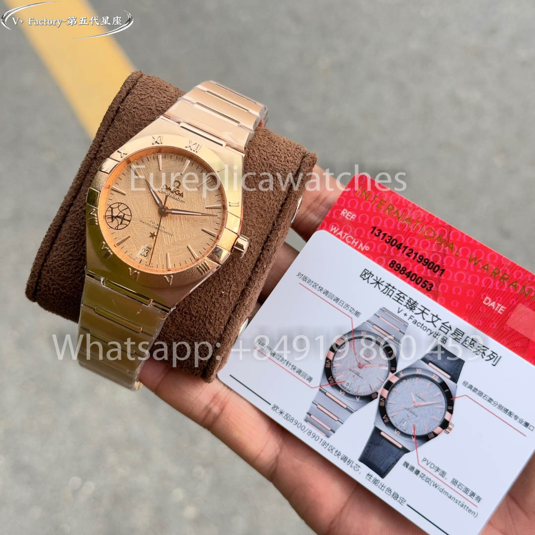 Omega Constellation 131.50.41.21.99.002 Rose gold 41 mm 1:1 Best Clone V+ Fabbrica