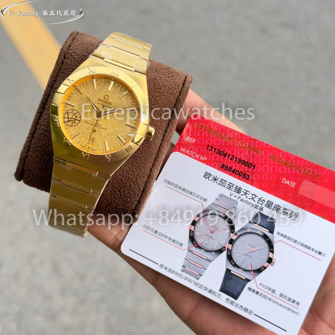 Omega Constellation 131.50.41.21.99.001 Yellow gold 41 mm 1:1 Best Clone V+ Fabbrica
