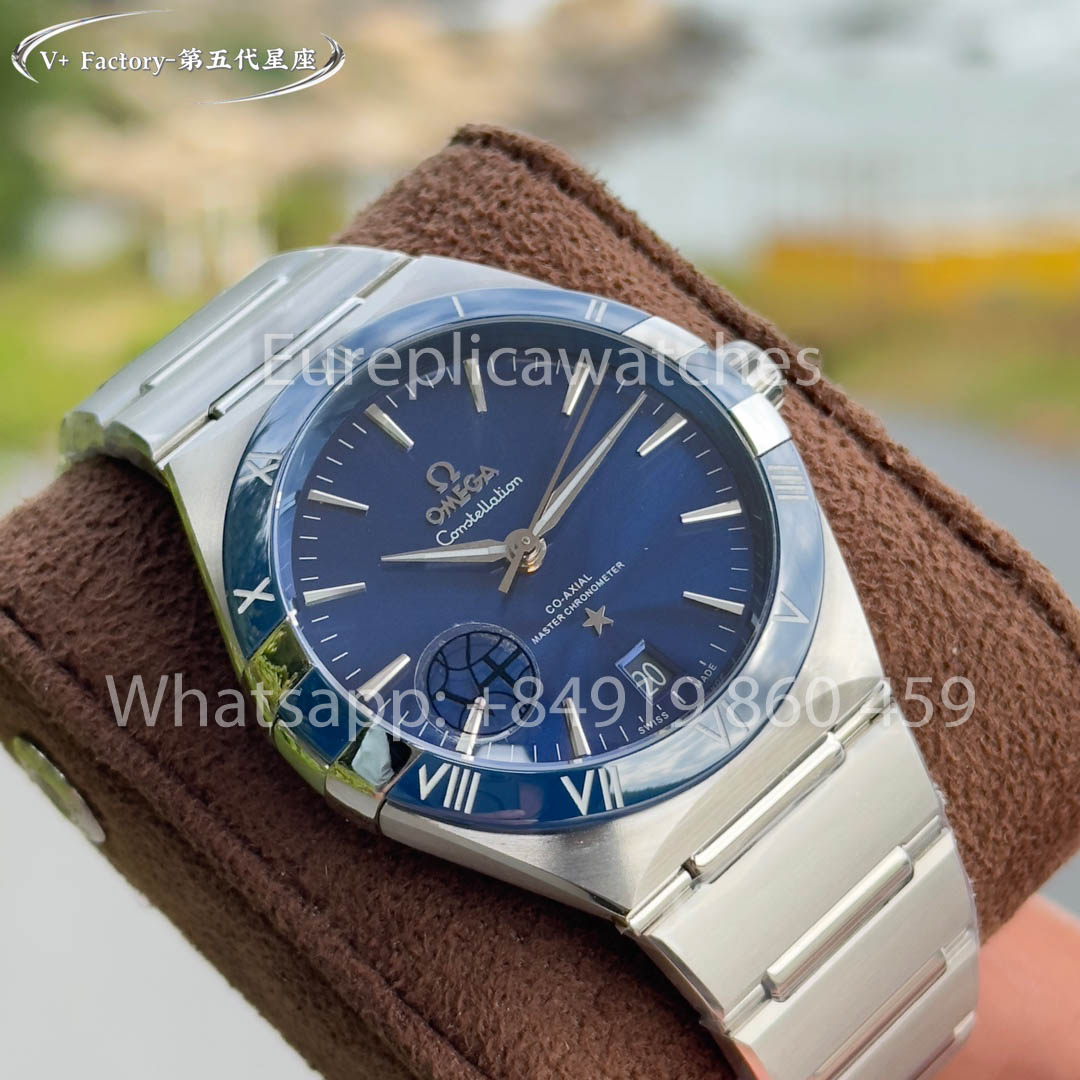 Omega Constellation Chronometer 131.33.41.21.03.001  Blue Dial 1:1 Best Clone V+ Fabbrica
