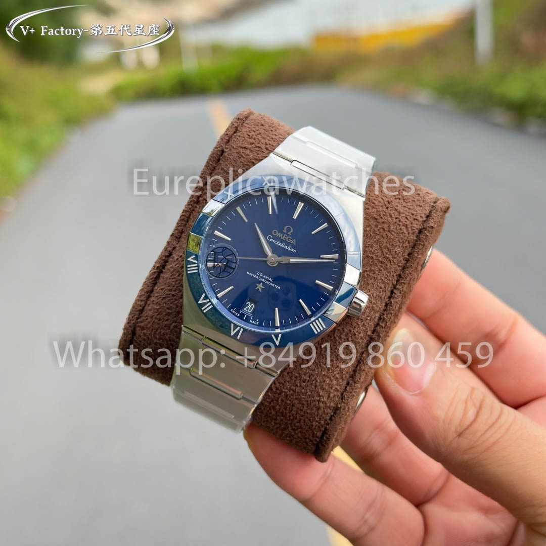 Omega Constellation Chronometer 131.33.41.21.03.001  Blue Dial 1:1 Best Clone V+ Fabbrica