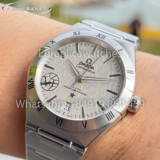Omega Constellation Chronometer 131.30.41.21.99.001 Meteorite Dial 1:1 Best Clone V+ Fabbrica