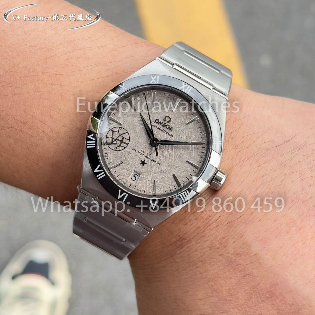 Omega Constellation Chronometer 131.23.41.21.03.001 Meteorite Dial 1:1 Best Clone V+ Fabbrica