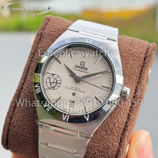 Omega Constellation Chronometer 131.23.41.21.03.001 Meteorite Dial 1:1 Best Clone V+ Fabbrica