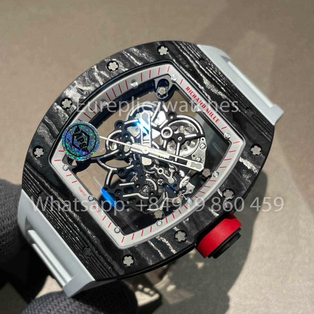 RICHARD MILLE RM055 fibra di carbonio Cassa 1:1 Best Clone APS Fabbrica Red  Crown