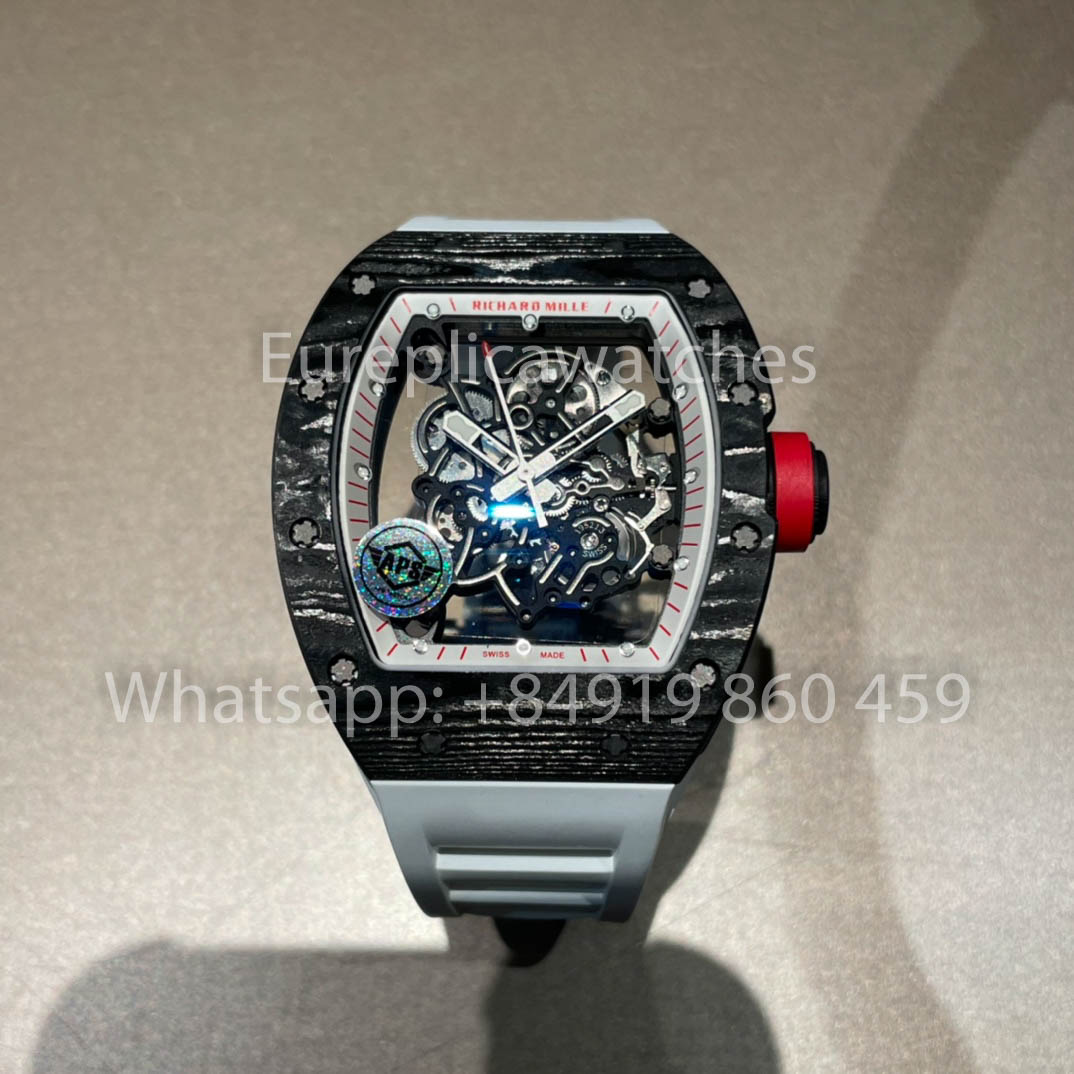 RICHARD MILLE RM055 fibra di carbonio Cassa 1:1 Best Clone APS Fabbrica Red  Crown