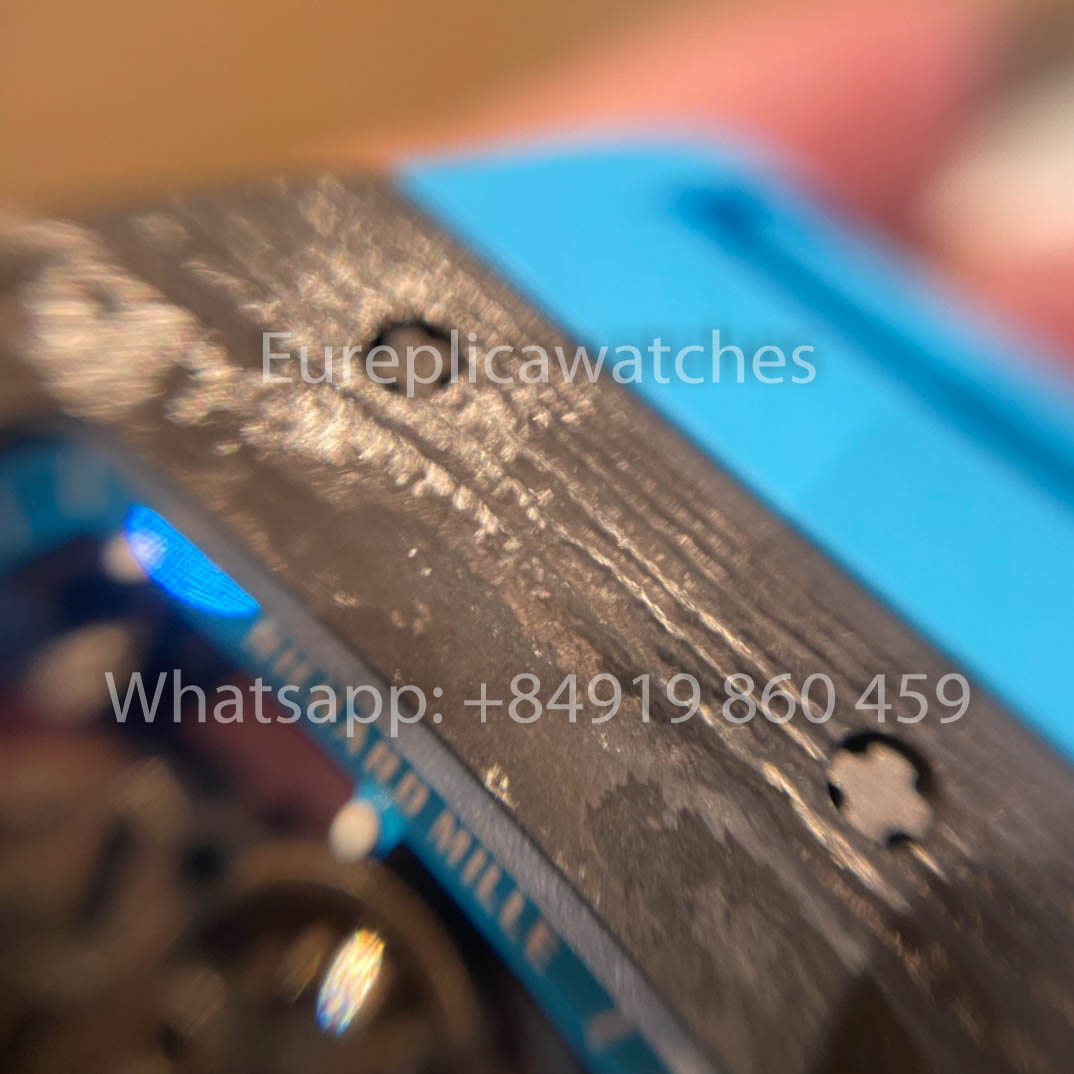 RICHARD MILLE RM055 fibra de carbono Cassa 1:1 Best Clone APS Fabbrica quadrante blu