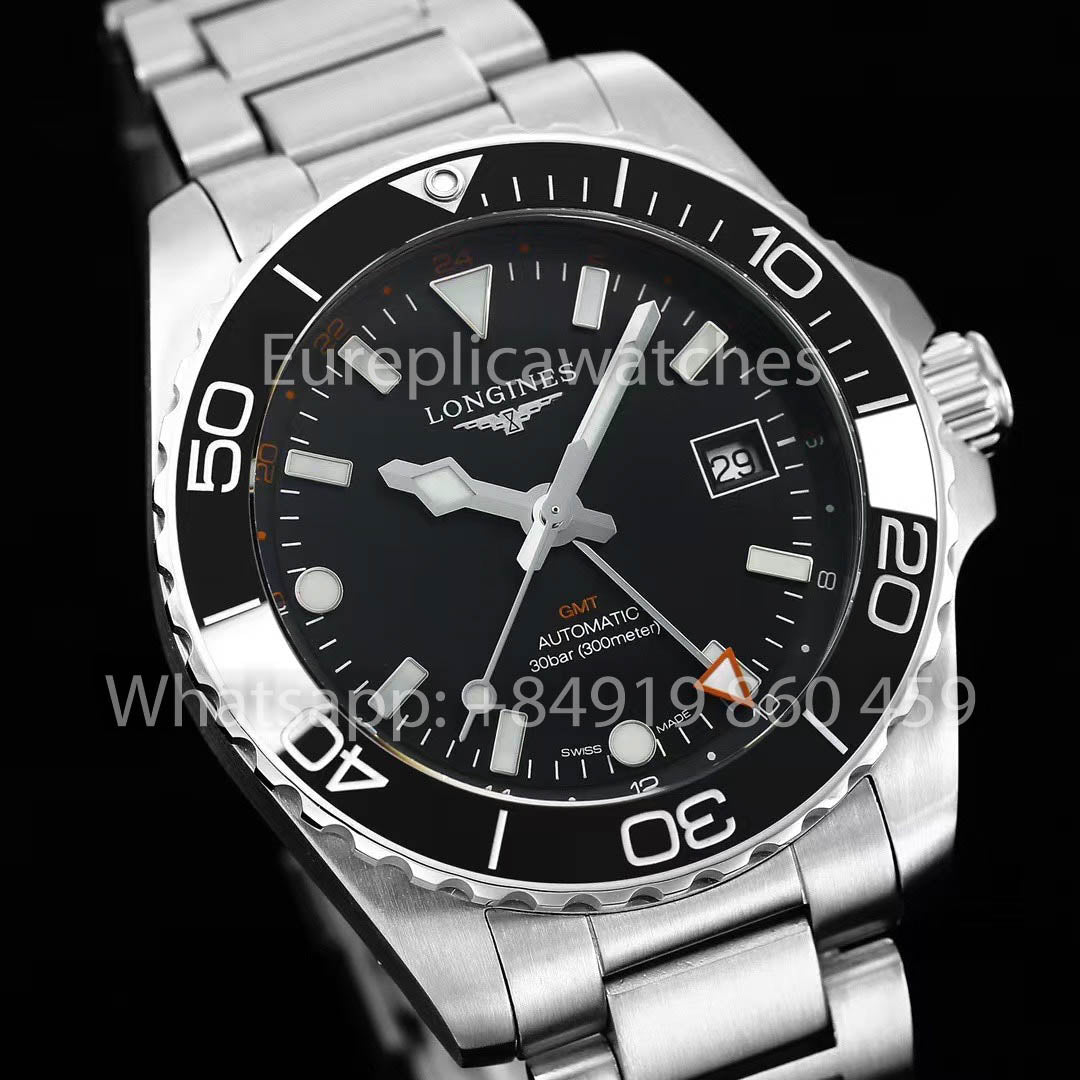 Longines Conquest L3.790.4.56.6 quadrante nero 1:1 Melhor Clone ETC Fabbrica