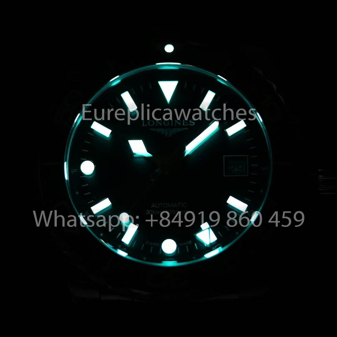 Longines Conquest L3.790.4.06.6 quadrante verde 1:1 Best Clone ETC Fabbrica
