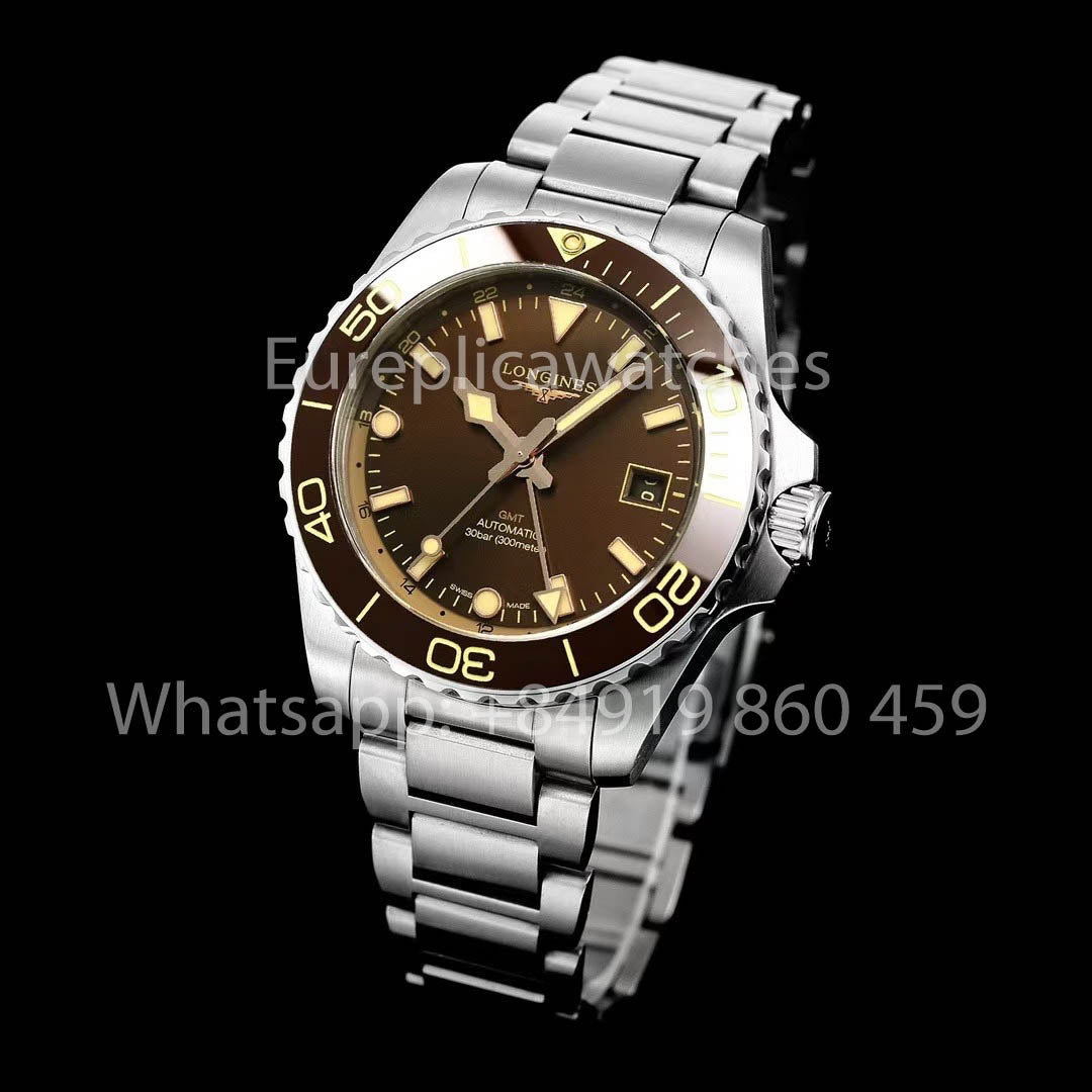 Longines Conquest L3.790.4.66.6 Cuadrante marrón 1:1 Best Clone ETC Fabbrica