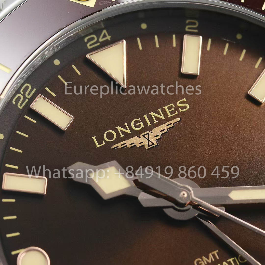 Longines Conquest L3.790.4.66.6 Cuadrante marrón 1:1 Best Clone ETC Fabbrica