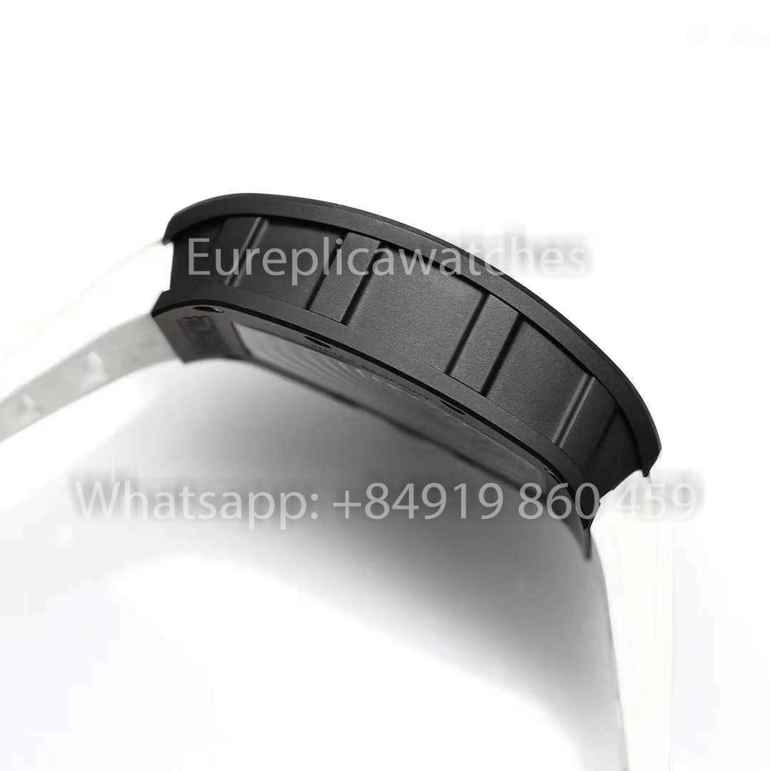 RICHARD MILLE RM055 ceramica Cassa 1:1 Best Clone APS Fabbrica Bianco cinturino