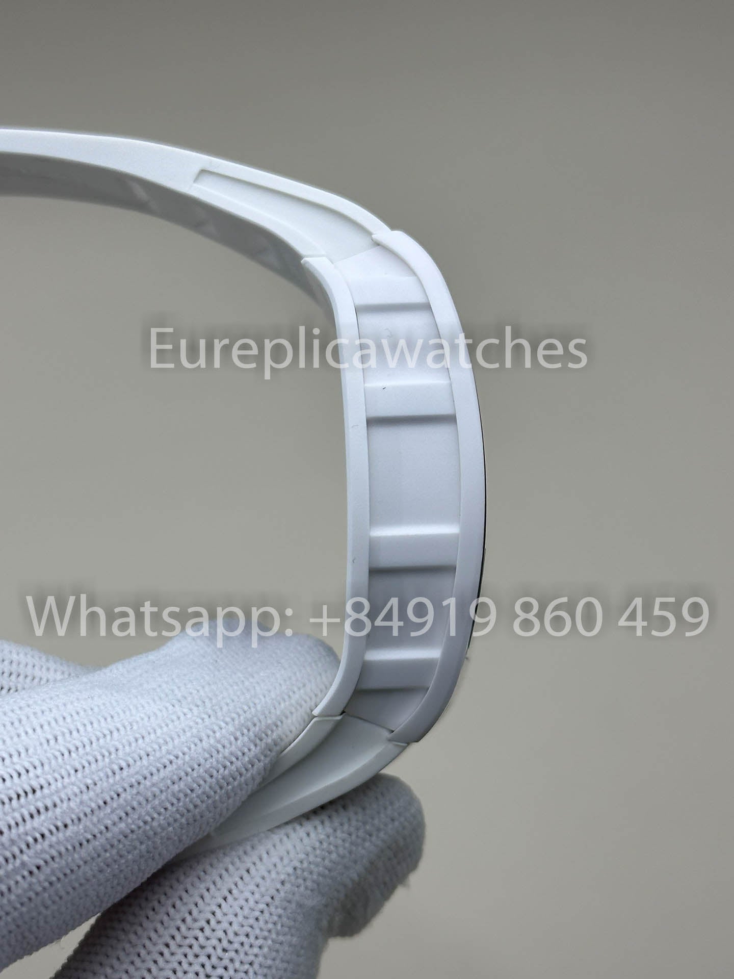 RICHARD MILLE RM055 Bianco ceramica Cassa 1:1 Best Clone APS Fabbrica Bianco cinturino