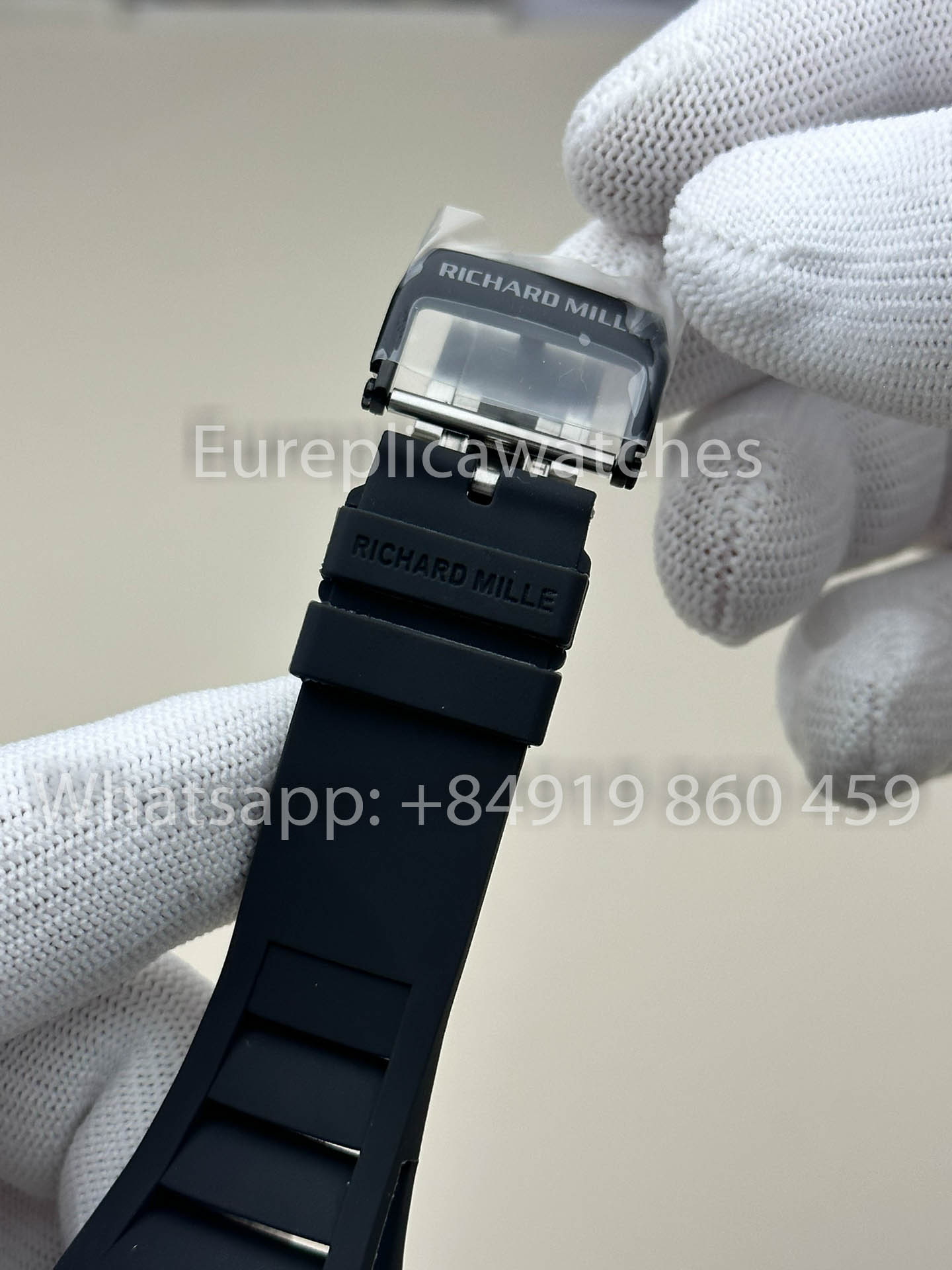 RICHARD MILLE RM055 Nero ceramica Cassa 1:1 Best Clone APS Fabbrica Nero cinturino