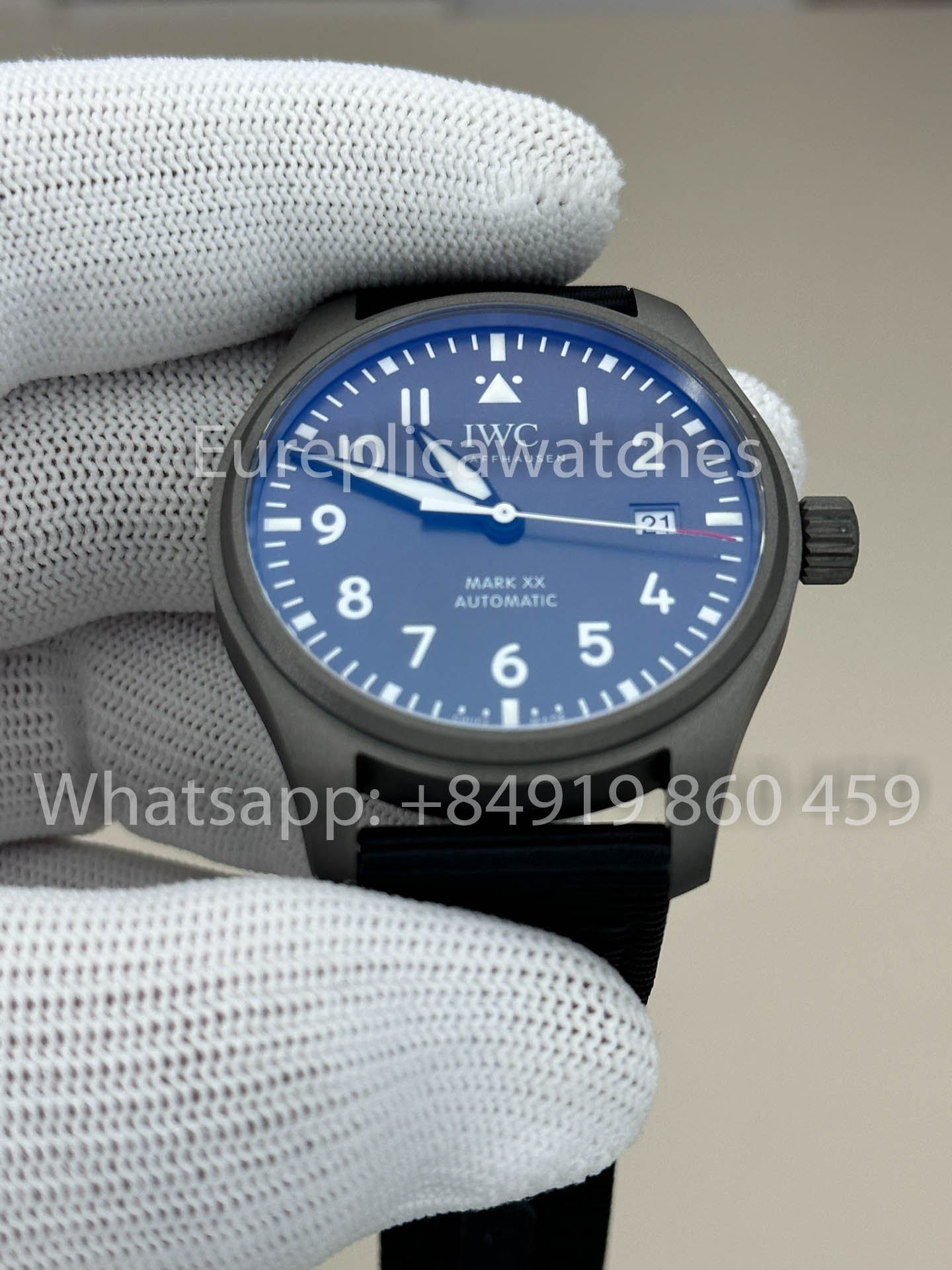IWC Pilot's Watch Mark XX Patrouille Suisse IW328209 V7 Fabbrica 1:1 Best Clone Watch