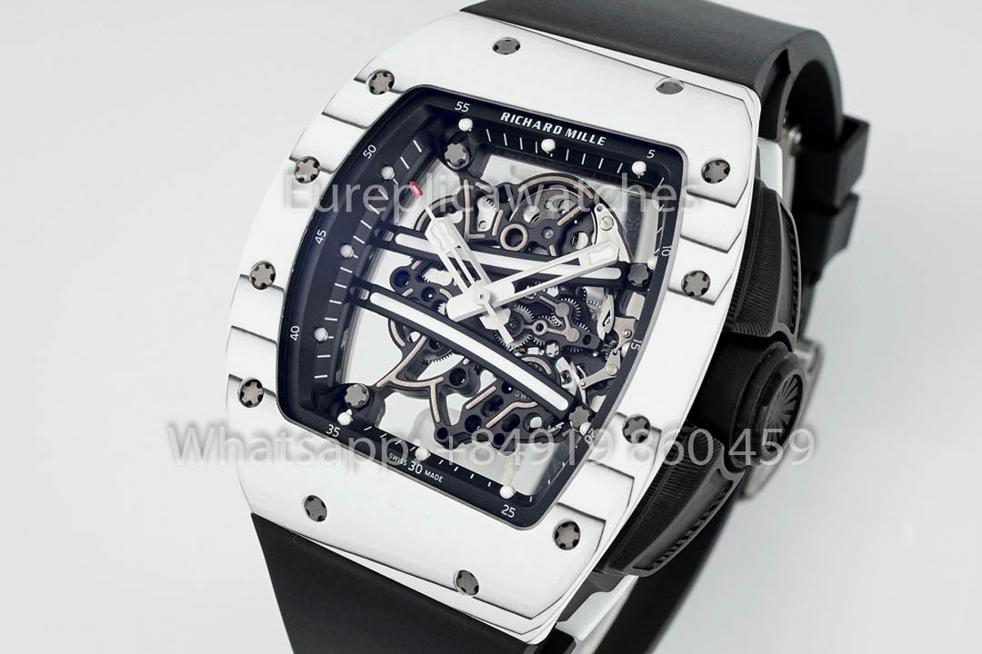 RICHARD MILLE  RM61-01 fibra di carbonio scheletrato quadrante 1:1 Best Clone APS Fabbrica Newest Versione