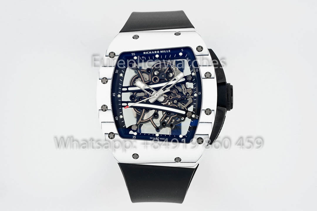 RICHARD MILLE  RM61-01 fibra di carbonio scheletrato quadrante 1:1 Best Clone APS Fabbrica Newest Versione
