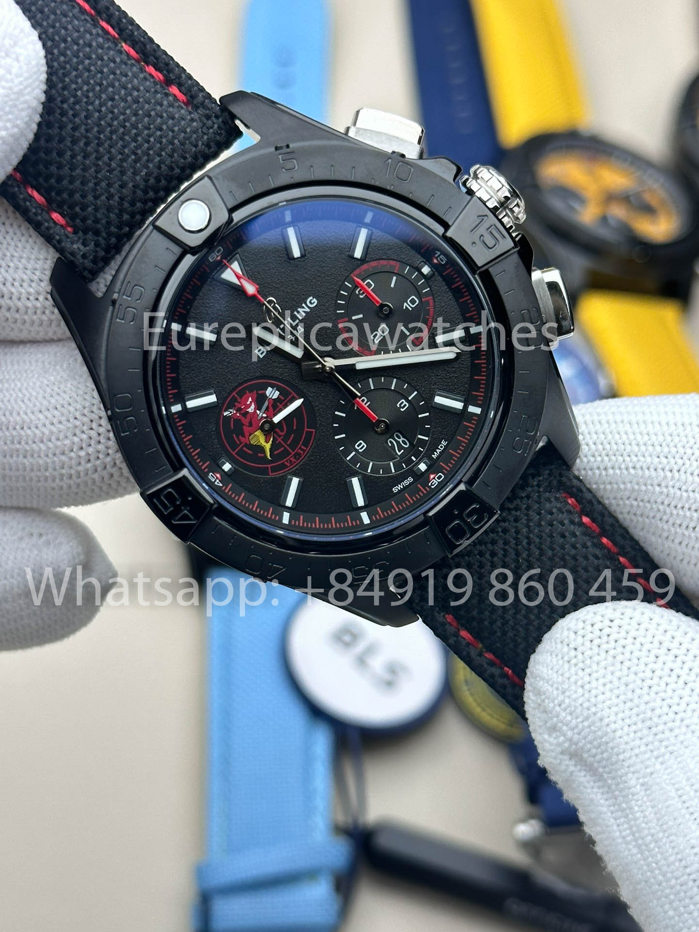 Breitling Avenger B01 cronógrafo Mission Dust Devils SB01473A1B1X1 1:1 Mejor clon BLS Fabbrica