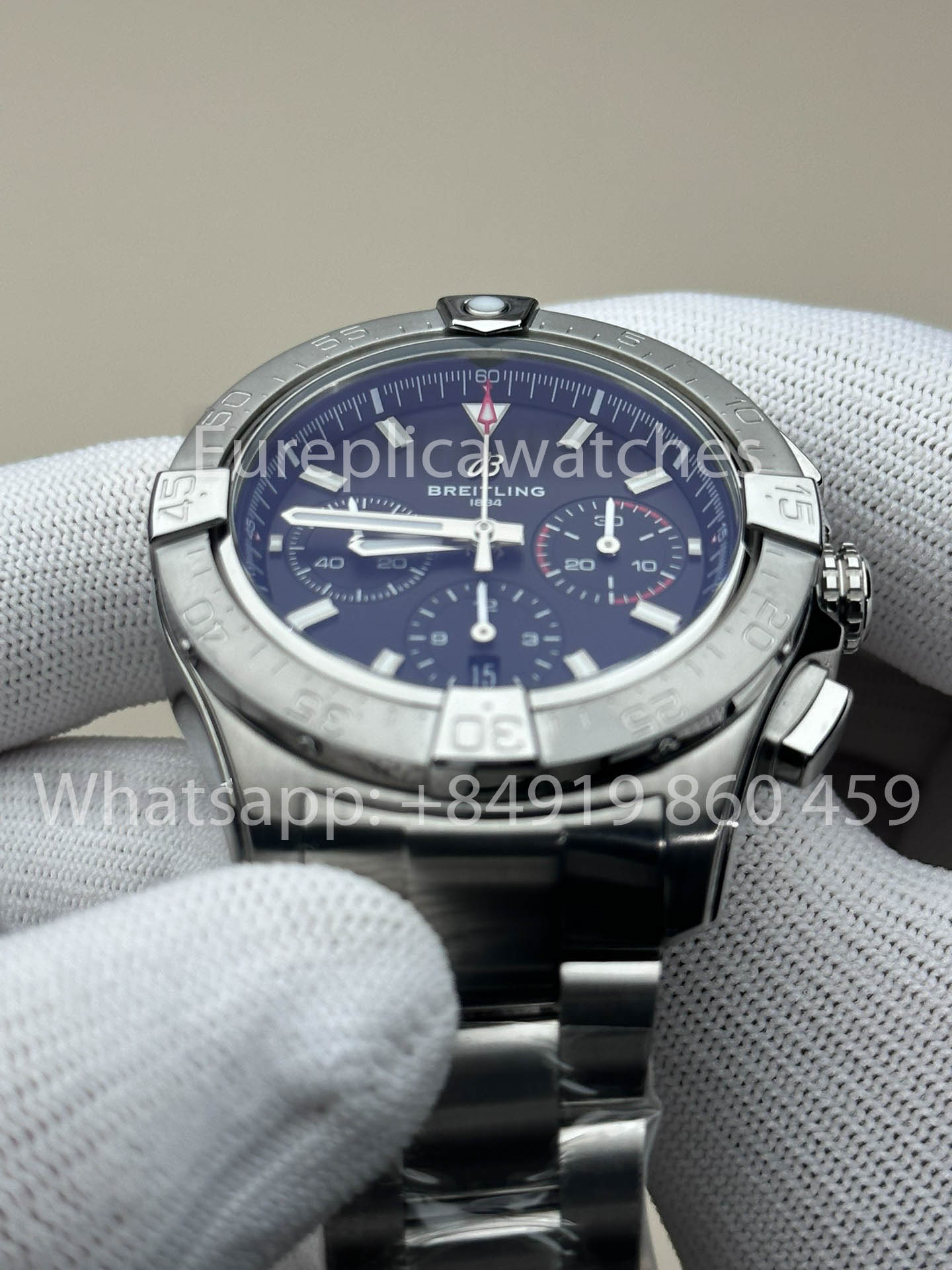 Breitling Avenger B01 cronografo 44 acciaio inossidabile - AB0147101B1A1 Nero 1:1 Best Clone BLS Fabbrica SS