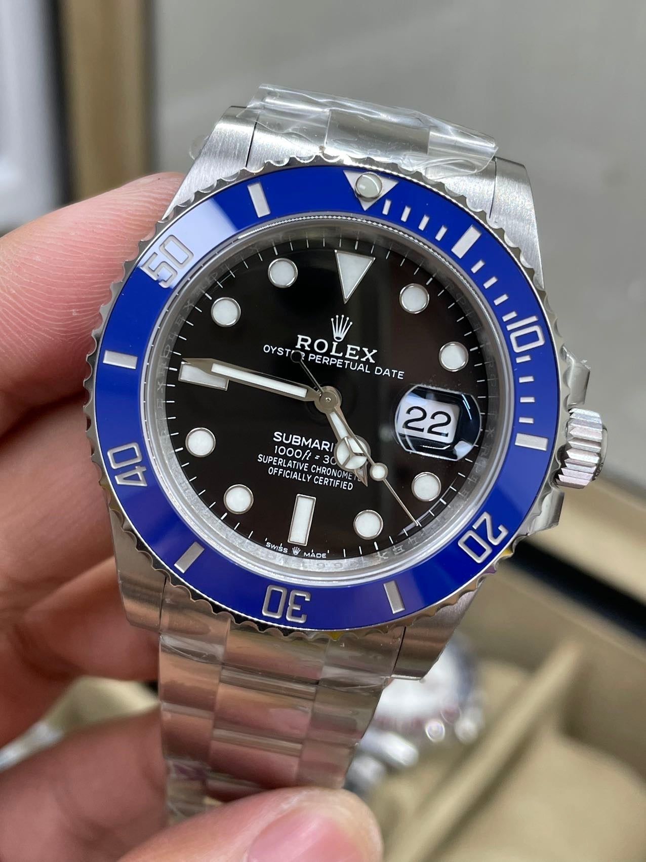 Rolex Submariner M126619LB-0003 41MM 3235 movimento VS Fabbrica quadrante nero