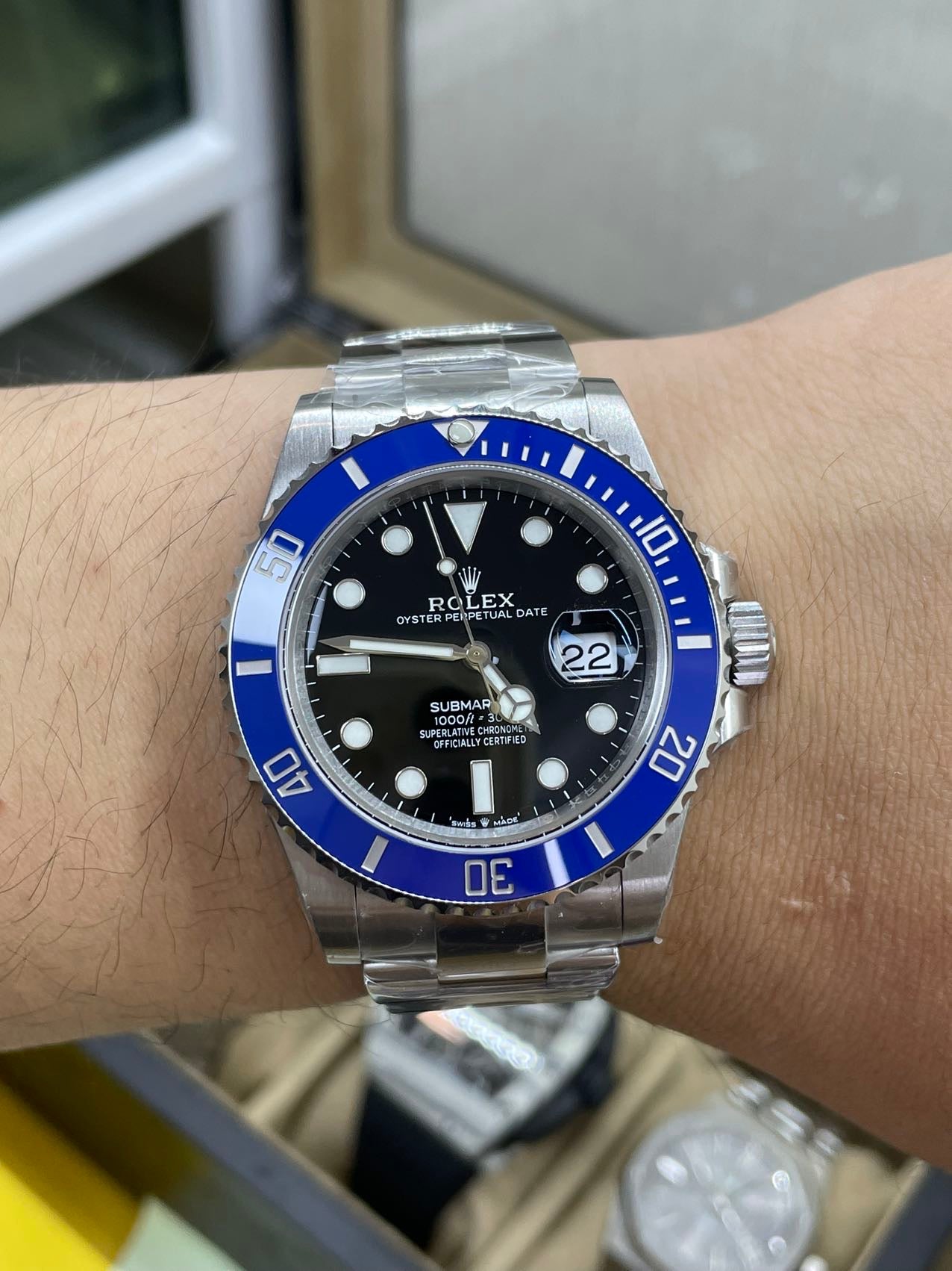 Rolex Submariner M126619LB-0003 41MM 3235 movimento VS Fabbrica quadrante nero