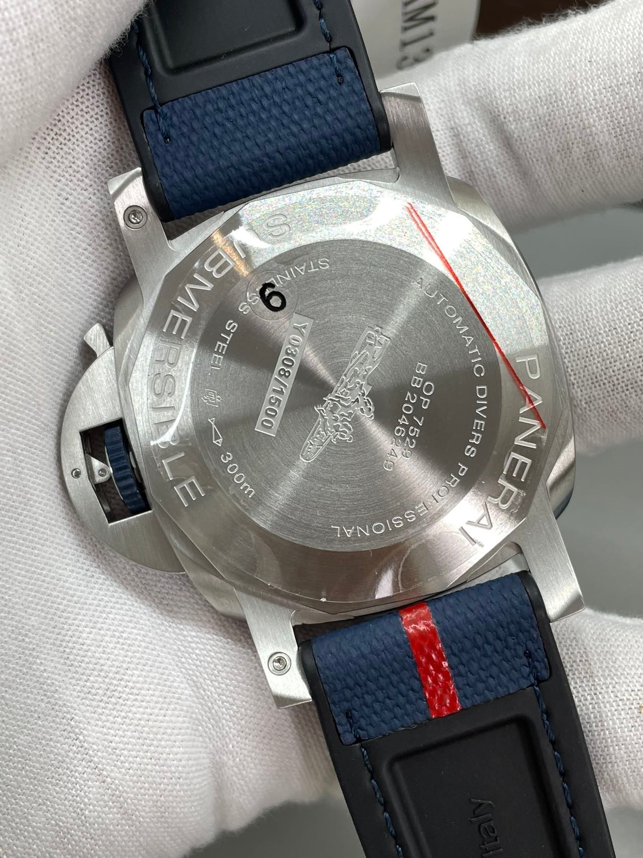 Panerai - PAM01391 Submersible QuarantaQuattro Luna Rossa 1:1 edizione migliore VS Fabbrica