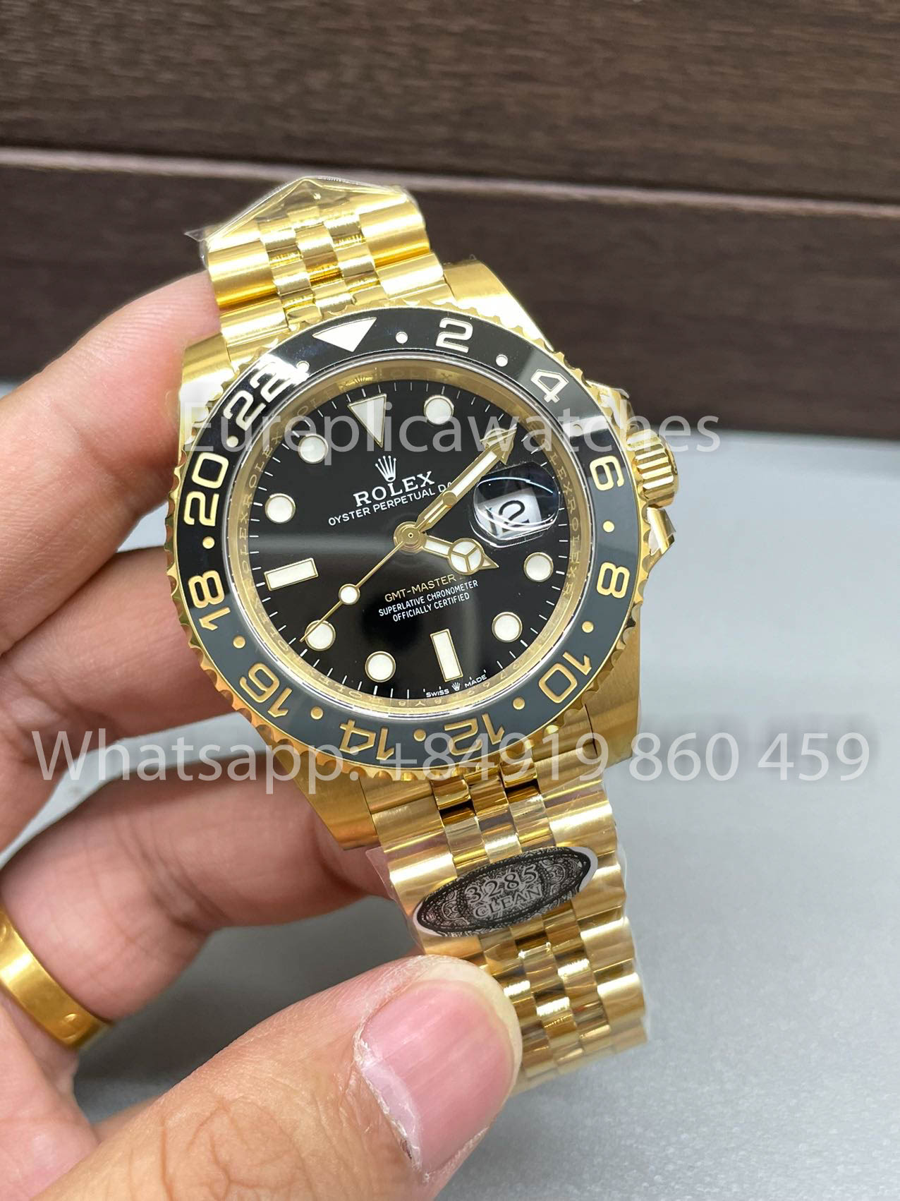 Rolex GMT Master II M126718GRNR-0001 Jubilee cinturino 1:1 Best Clone ARF Fabbrica