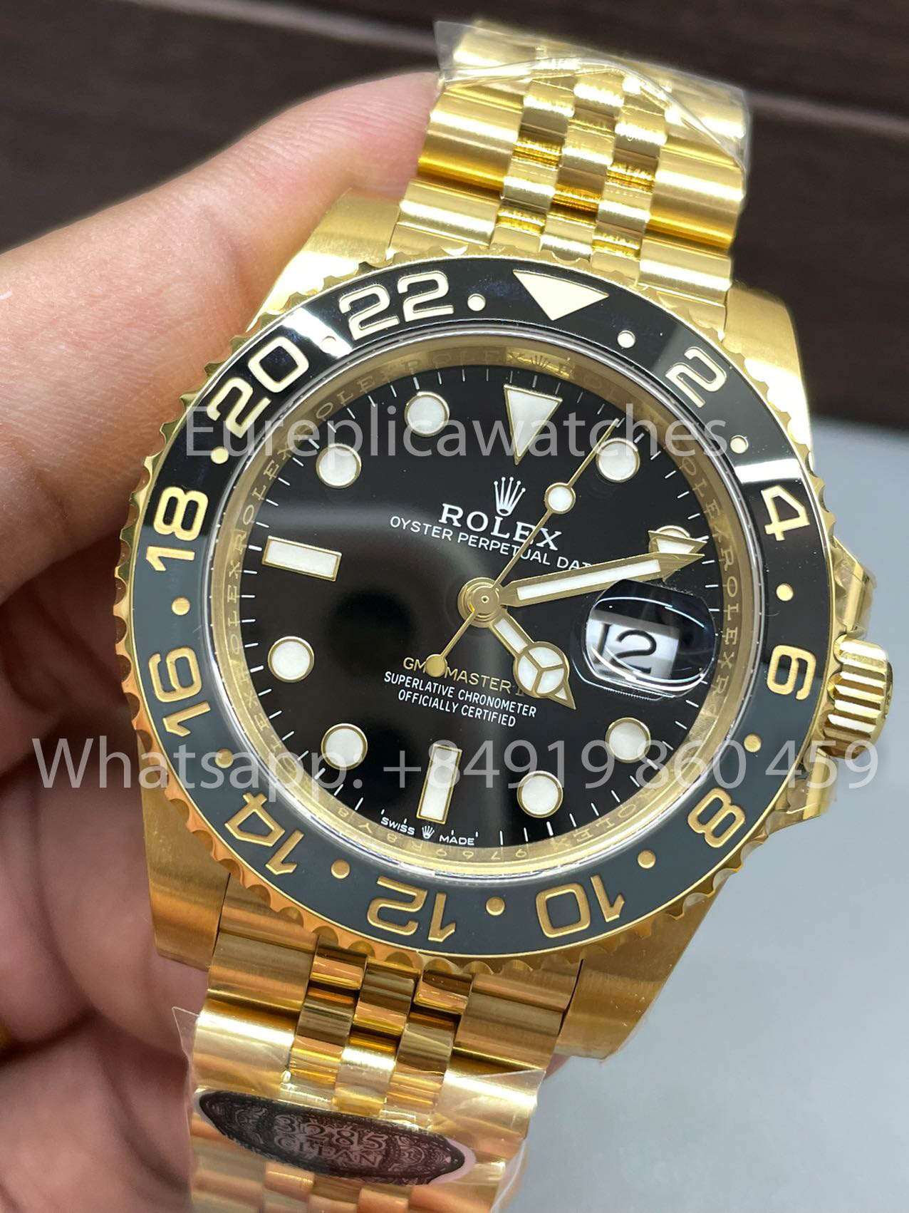 Rolex GMT Master II M126718GRNR-0001 Jubilee cinturino 1:1 Best Clone ARF Fabbrica