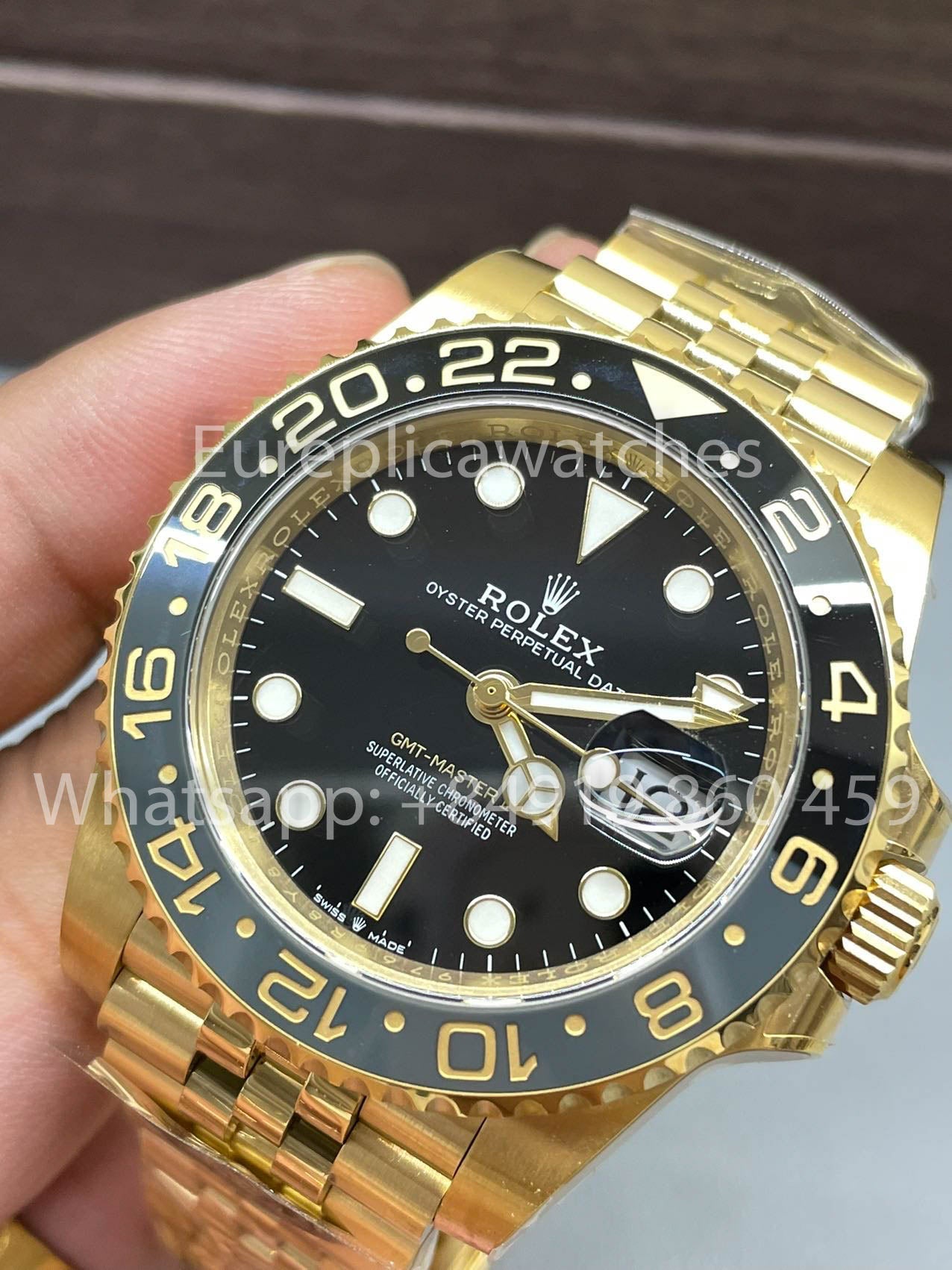 Rolex GMT Master II M126718GRNR-0001 Jubilee cinturino 1:1 Best Clone ARF Fabbrica