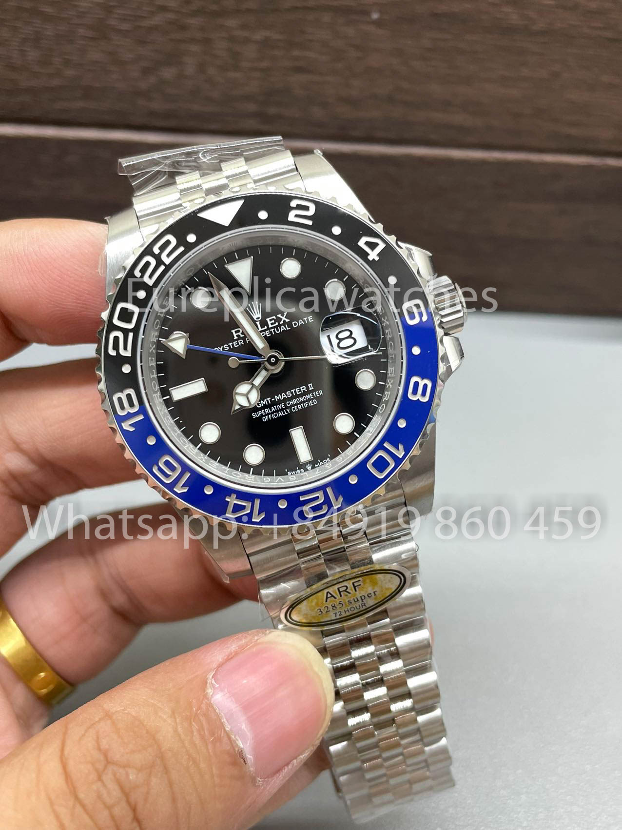 Rolex GMT Master II M126710BLNR-0002 Jubilee cinturino 1:1 Best Clone ARF Fabbrica